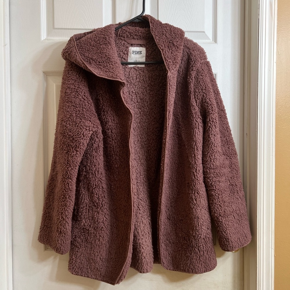 Victoria’s Secret pink Teddy jacket